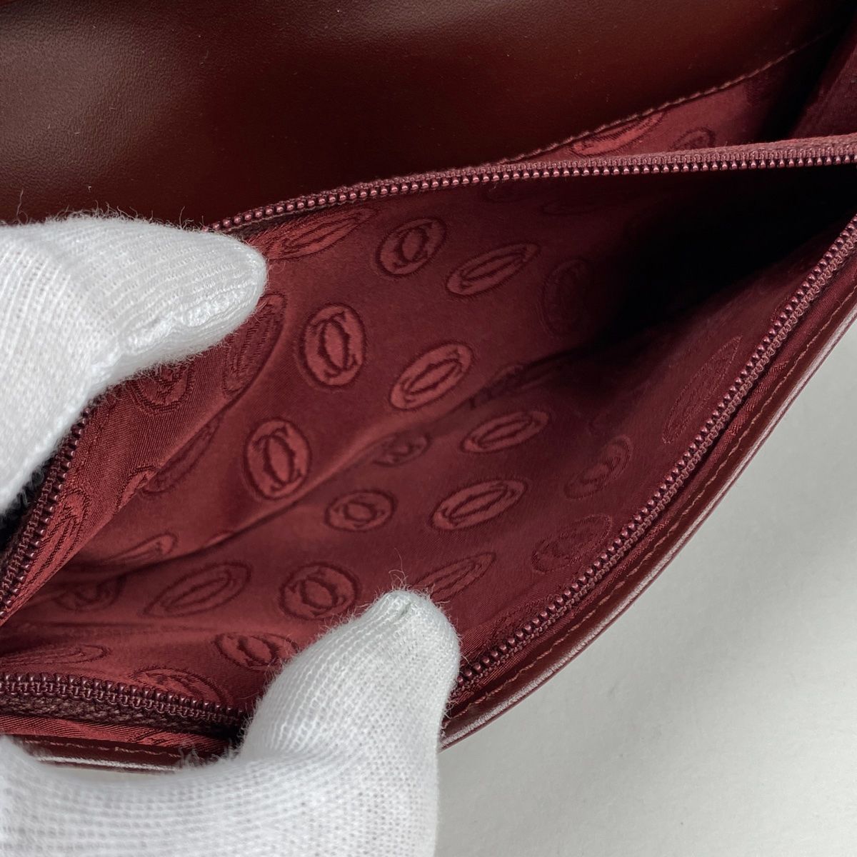 カルティエ CARTIER マストライン 二つ折り 長財布 札入れ 小銭