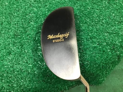 MASDA MASDA STUDIO-3 34インチ パター PT スチール フレックスその他 メンズ 男性用 右利き 右用 Cランク ゴルフクラブ