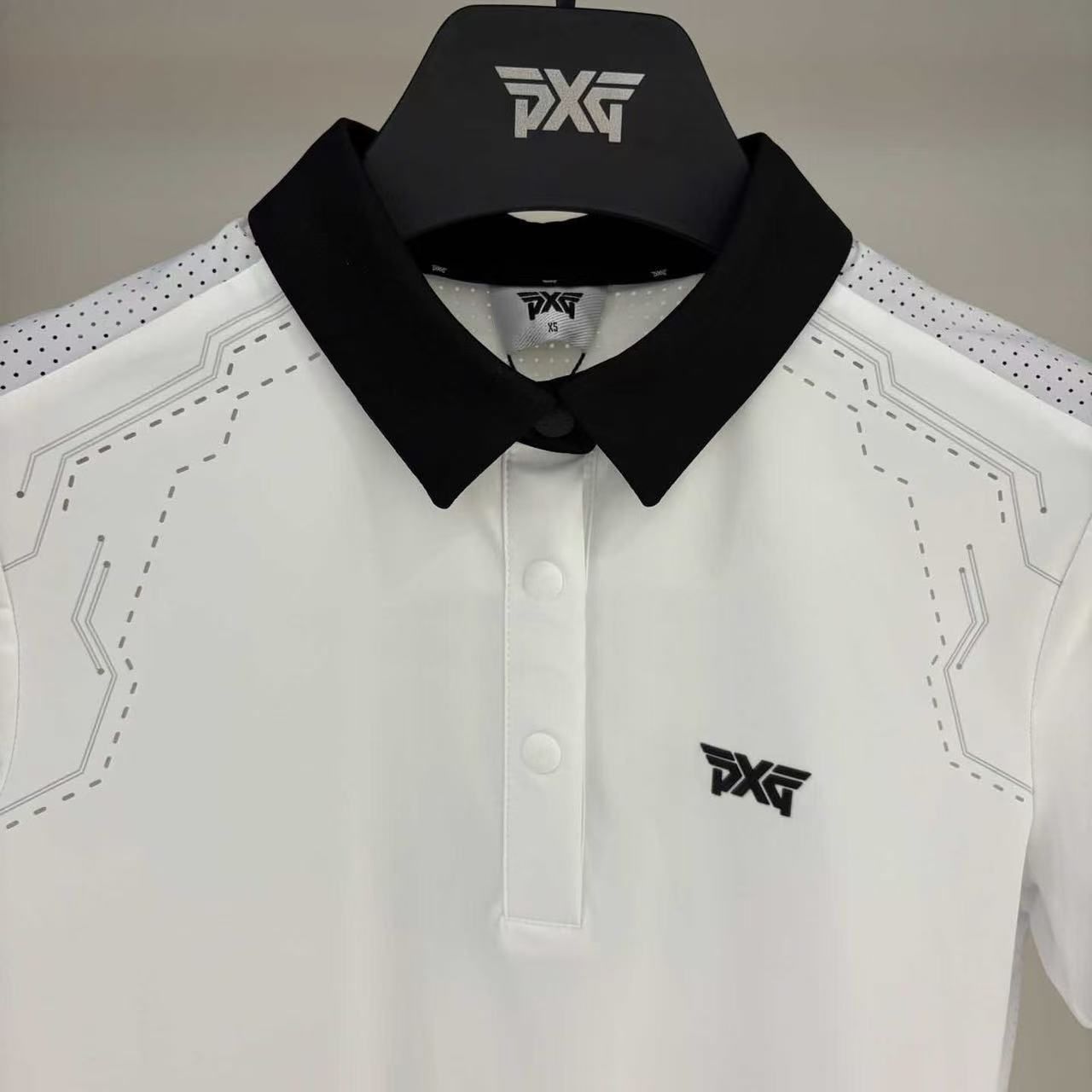 人気 PXG ポロシャツ ゴルフウェア 夏 半袖 スポーティー ゴルフ