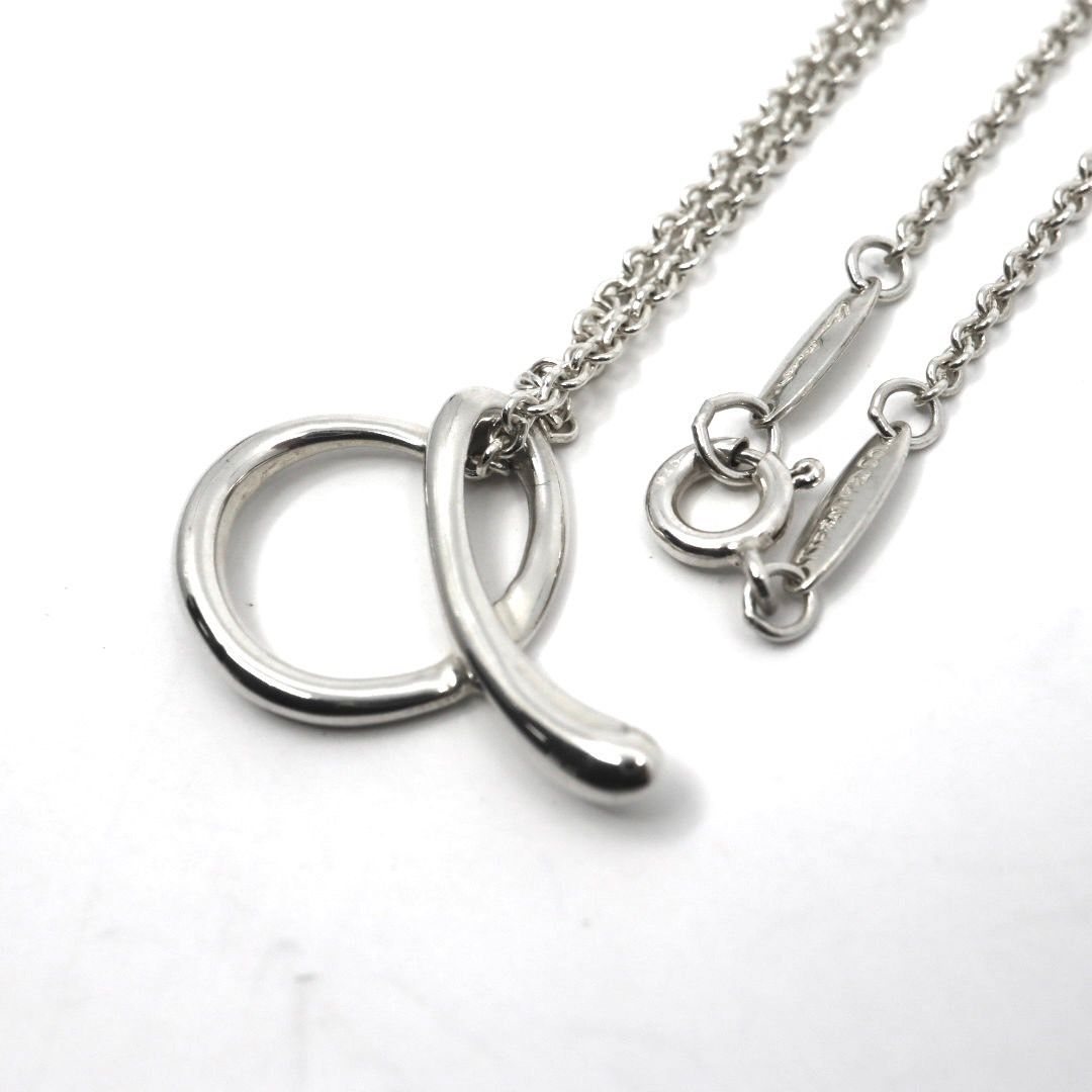 ティファニー Tiffany&Co. エルサ・ペレッティ アルファベット イニシャル モチーフ ネックレス ペンダント SV925 スターリングシルバー I6