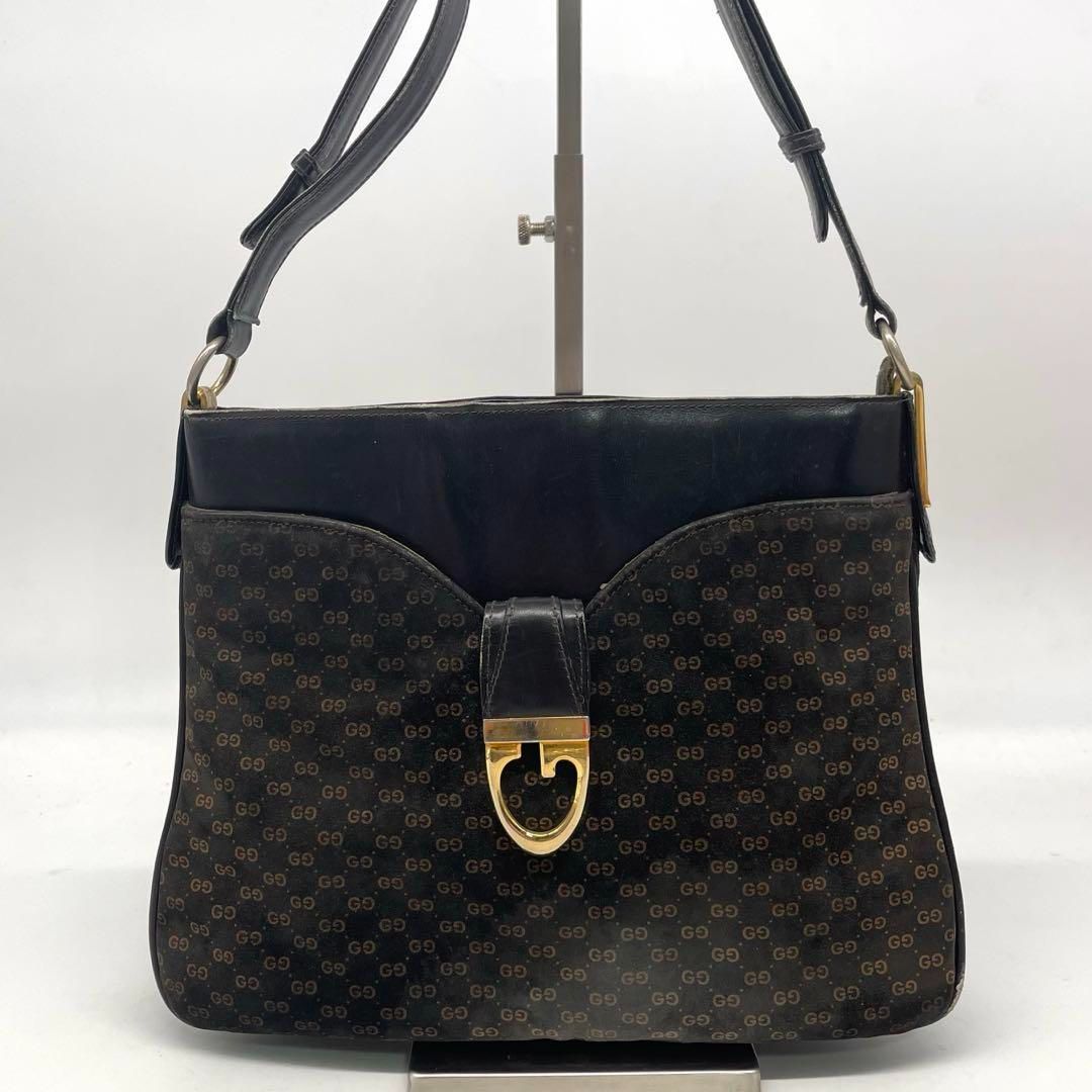 OLD GUCCI オールドグッチ ワンショルダーバッグ ハンドバッグ GG 