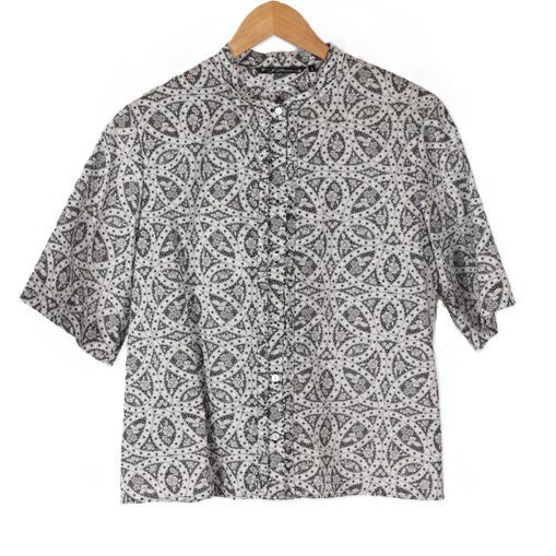 ジェイスローアン　リバティ　ブラウス J.Sloane (ジェイスローアン) ブラウス リバティプリント リネン