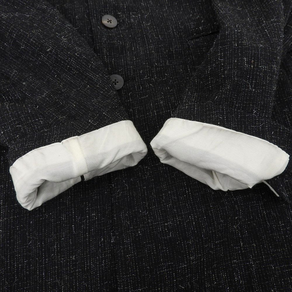 超美品 カームレンス calmlence 現行 COAT003 Long Sack Coat Kasuri