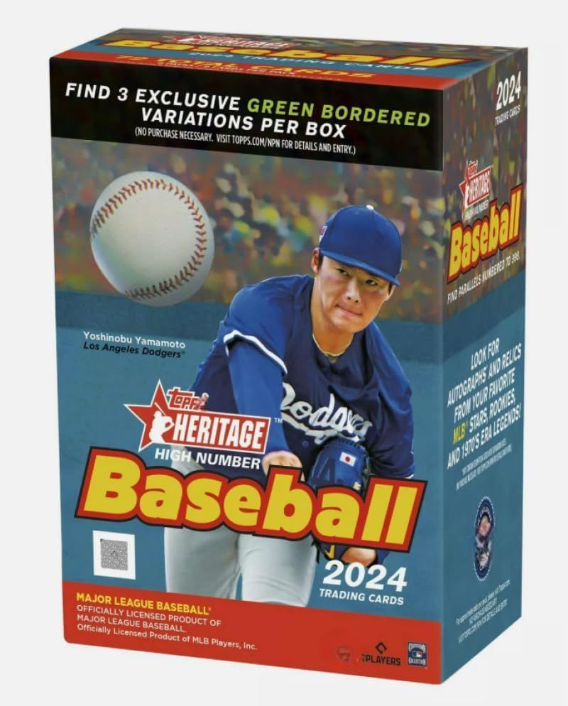 2024 Topps Heritage High Number Baseball Blaster Box