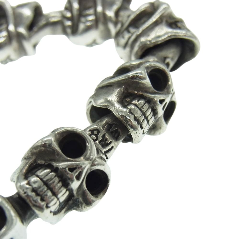 スカルブレスレット G/Pビルウォールレザー/Bill Wall Leather BILL WALL LEATHER ビルウォールレザー Small Good Luck Skull