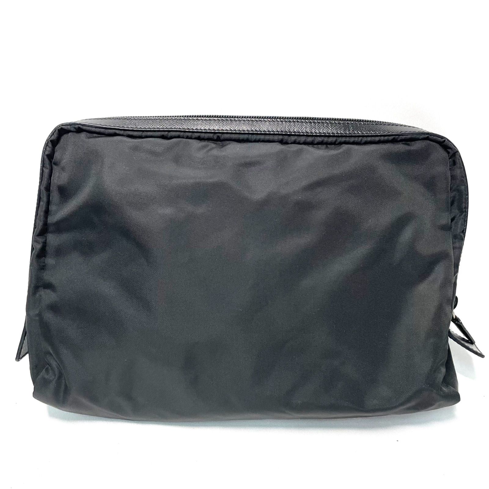 プラダ PRADA ポーチ クラッチバッグ セカンドバッグ ナイロン ブラック