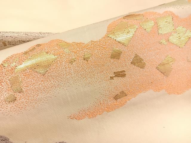 平和屋着物○龍村美術織物 たつむら 九寸名古屋帯 源氏仙雲錦 金糸