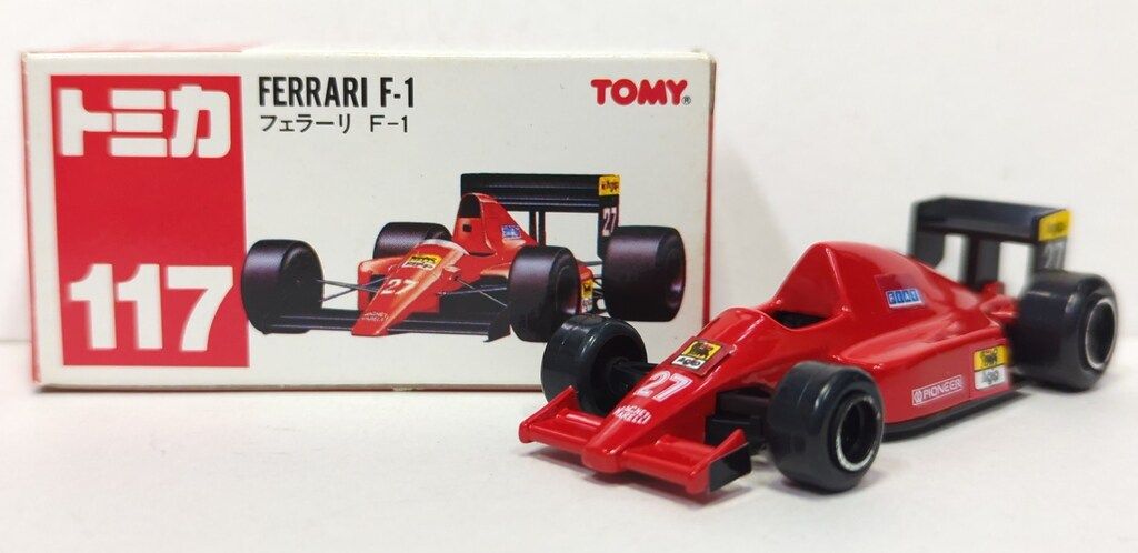 トミカ 赤箱 No.117 フェラーリF1 中国製 赤色 - メルカリ