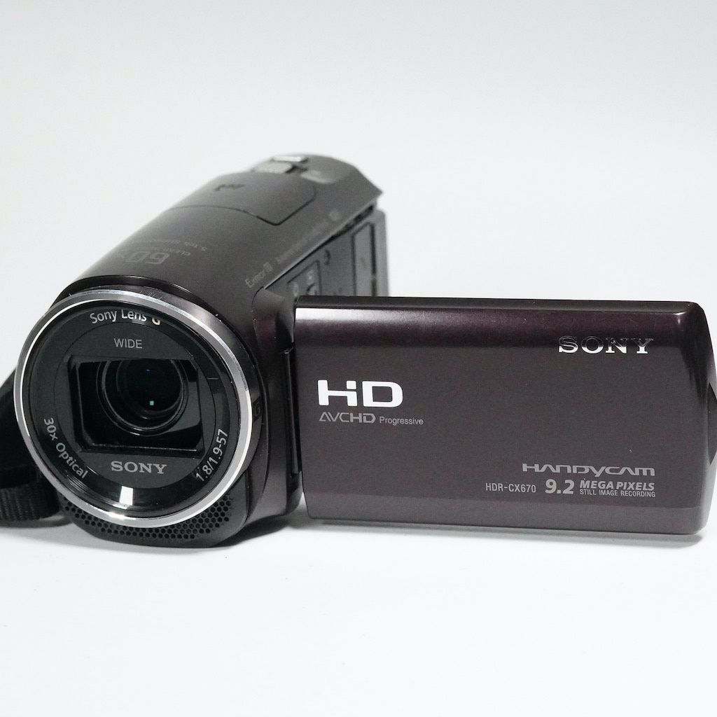SONY HDR-CX670 ブラウン （SONY HDR-CX670 HD Video Camera 30x