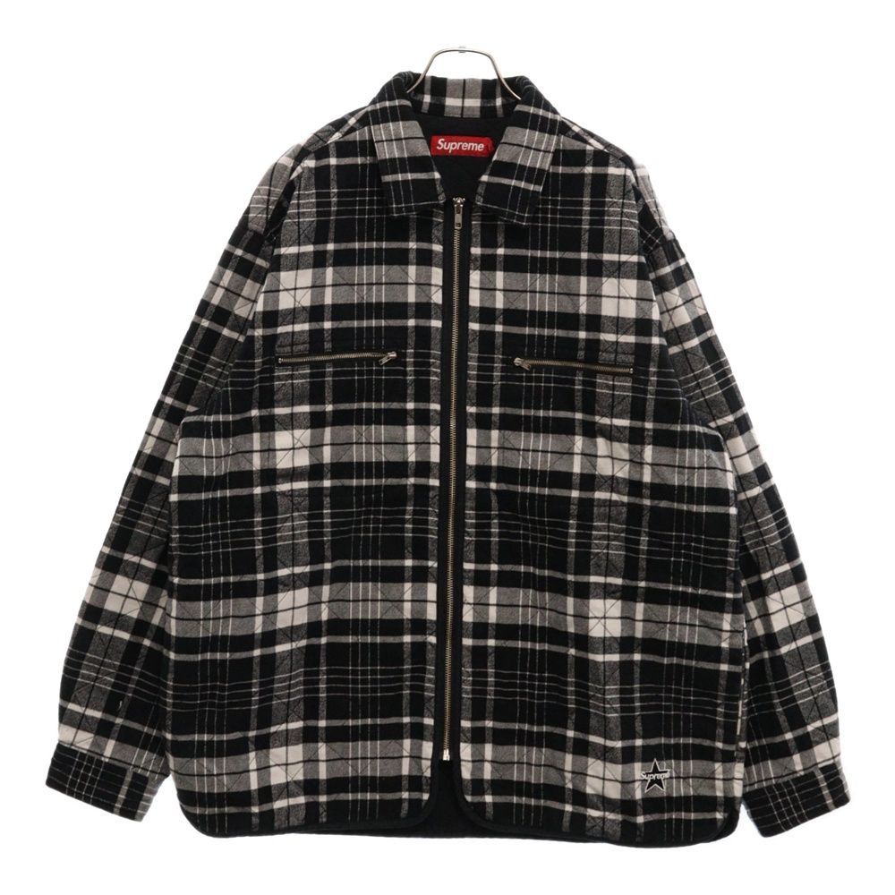SUPREME (シュプリーム) 24AW Quilted Flannel Zip Up Shirt