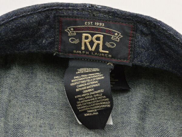ダブルアールエル RRL DOUBLE RL ラルフローレン 帽子 デニム