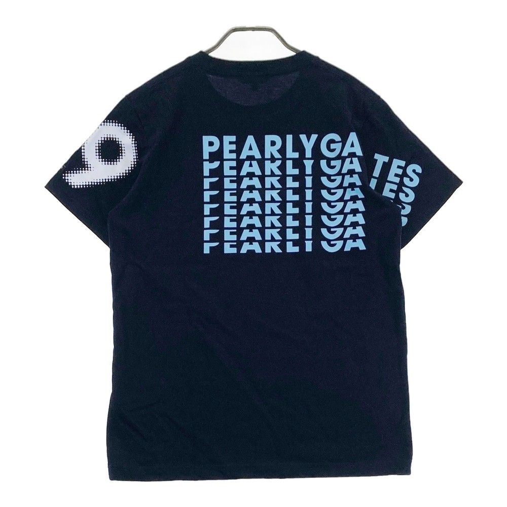 サイズ：4 PEARLY GATES パーリーゲイツ 半袖Tシャツ ネイビー系