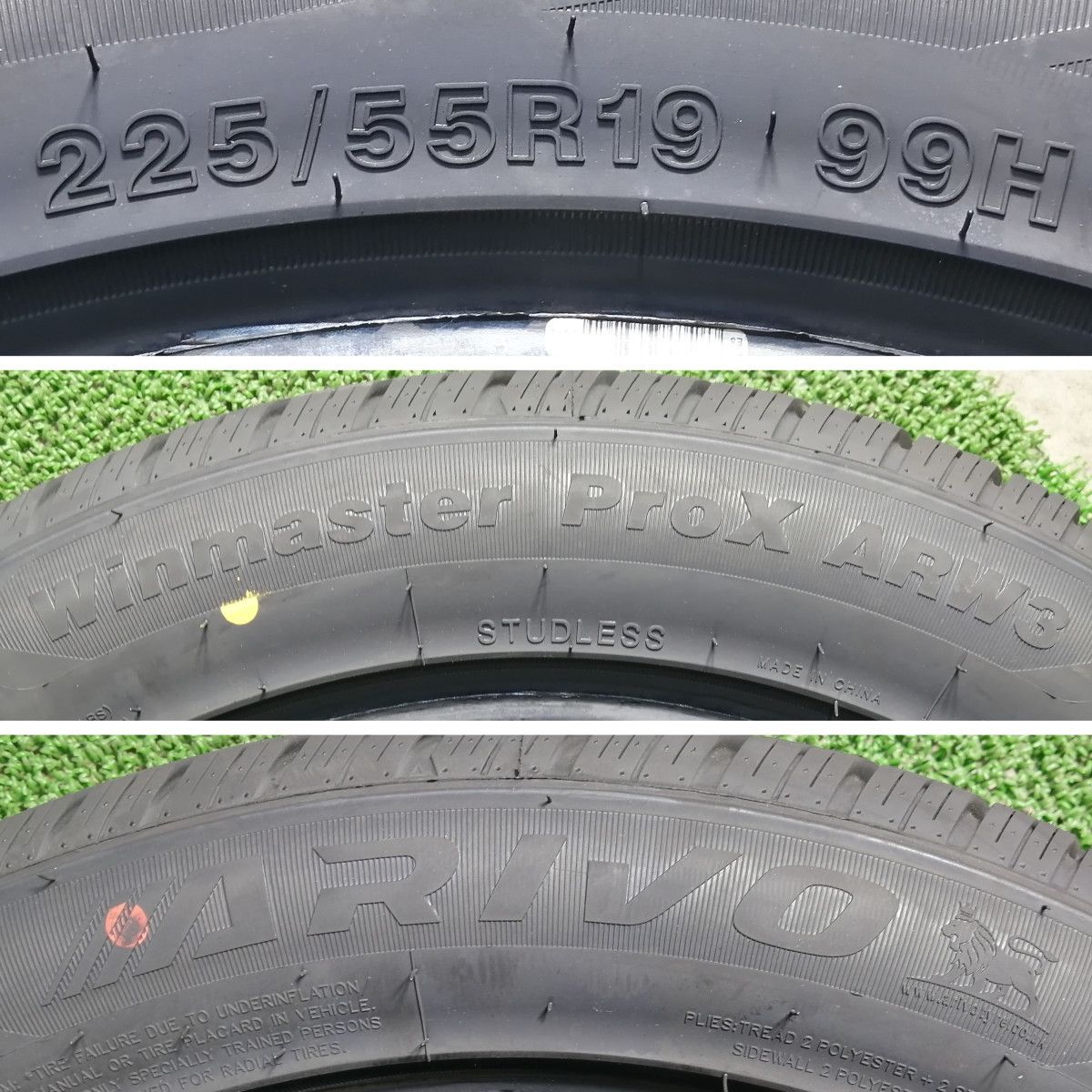 225/55R19 99H ARIVO WINMASTER PROX ARW3 新品 スタッドレスタイヤ 2本セット 2024年製 送料無料 225/55/19