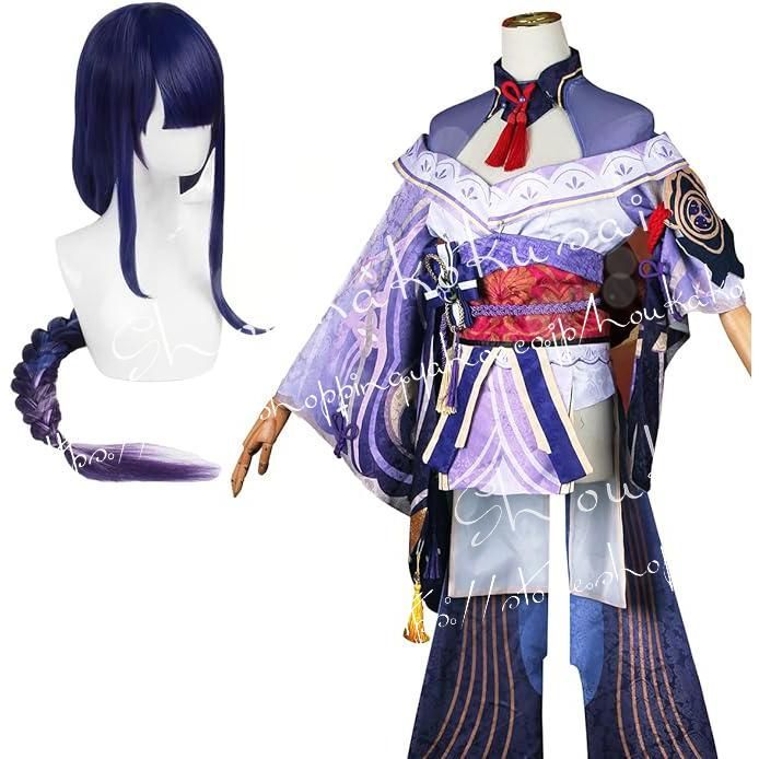 げん-しん雷電将軍 コスプレ演出服 豪華バージョン コスチューム 舞台装 ドレス クリスマス ハロウィン 祝日贈り物
