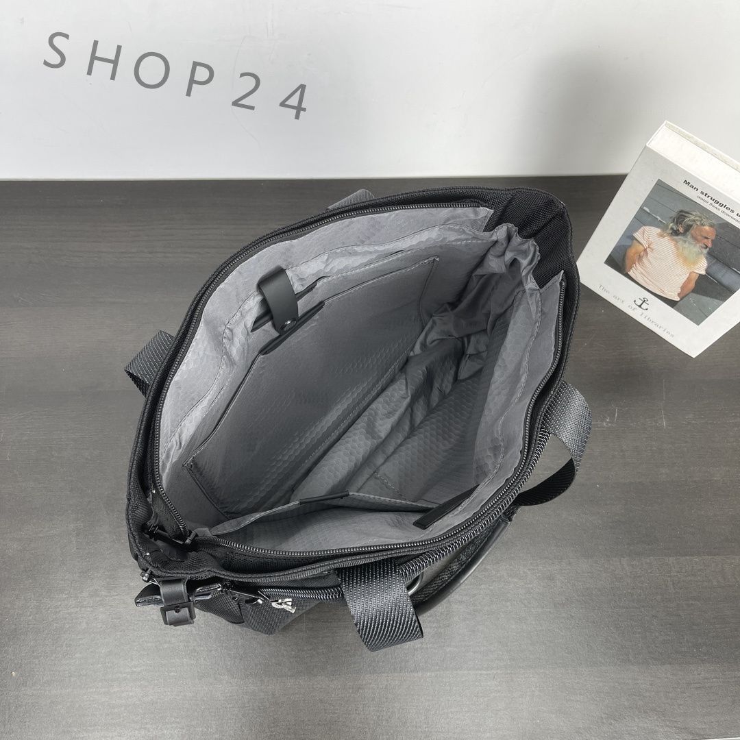 新品未使用 TUMI ALPHA BRAVO エクスパンダブル トートバッグ メンズ レディース バッグ ブラック 232704 - メルカリ
