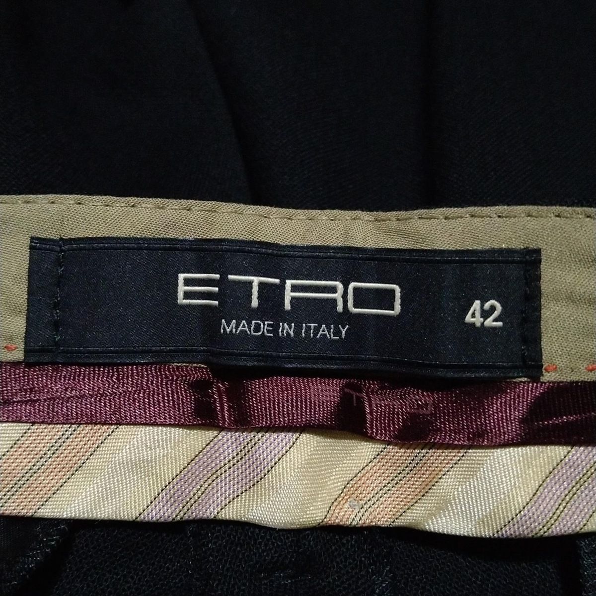ETRO エトロ レザー パンツ レディース 42