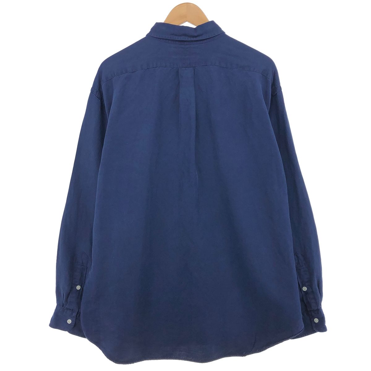 【美品】ラルフローレン シルク リネン BLAKE シャツ XL ベージュ 90s Ralph Lauren ラルフローレン BLAKE ブレイク シルク×リネン