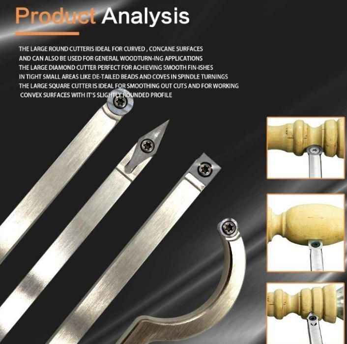 新しいバイト大工旋盤バイト捨てバイトウッドターニング HRDEVELOPMENT_JP