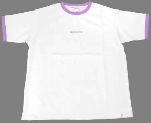 中古】衣類 日向坂46 DASADA リンガーTシャツ ホワイト×パープル