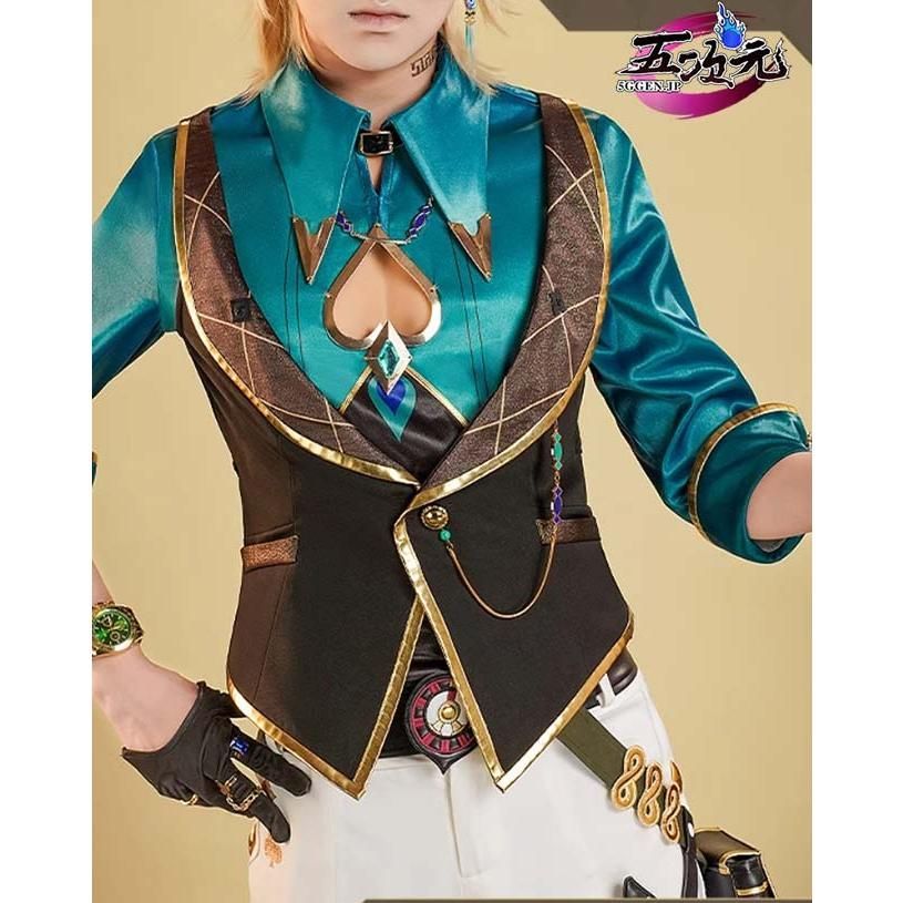 売り切り価格 ハロウィン 三分妄想 崩壊スターレール コスプレ アベンチュリン 衣装 ウィッグ 靴 追加可 BJ0930ML03 ハロウィン 未来的な