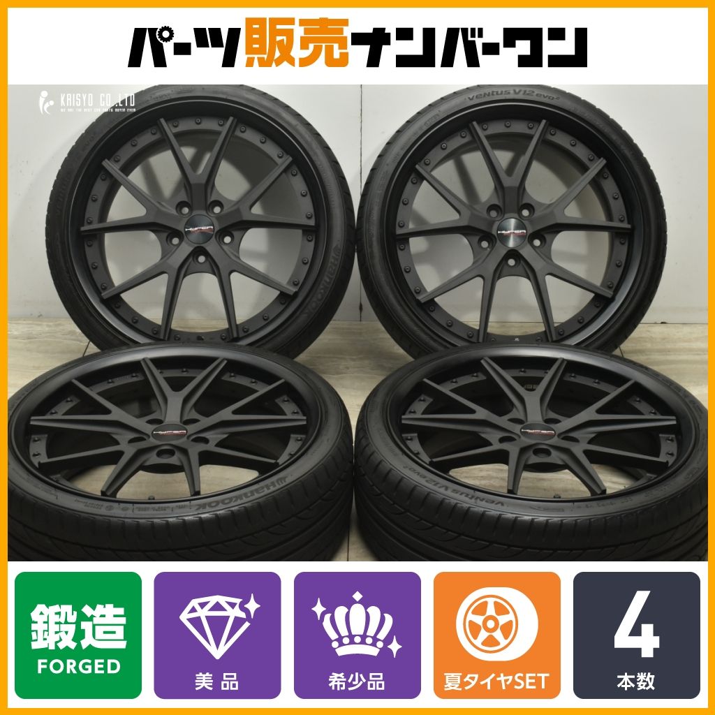 鍛造 ハイパーフォージド HYPER FORGED HF-LC5 19in 7.5J 37 PCD112 ハンコック ベンタス V12 evo2 215|35R19 ミニクーパー CLA