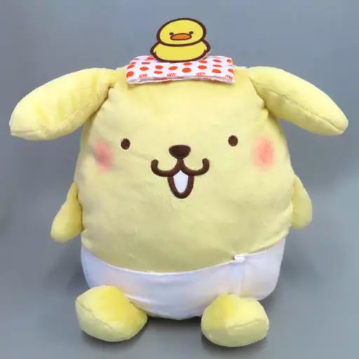 中古】ぬいぐるみ ポムポムプリン(A/アヒル) 昭和レトロな銭湯