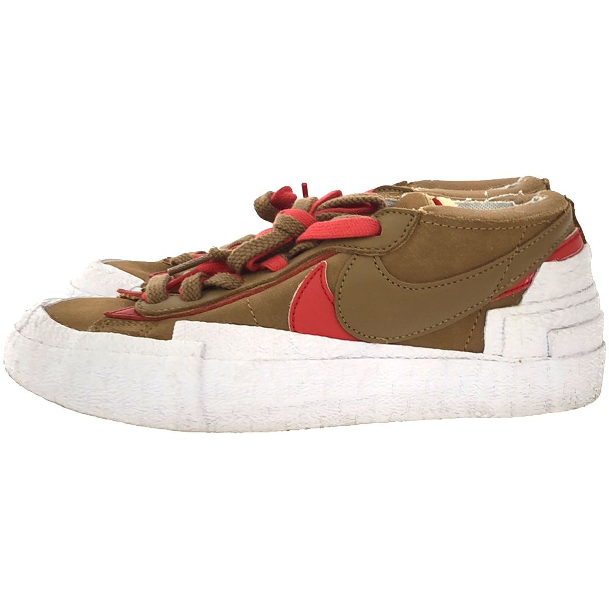 sacai × NIKE サカイ × ナイキ BLAZER LOW スニーカー DD1877-200 ブラウン 23.5cm