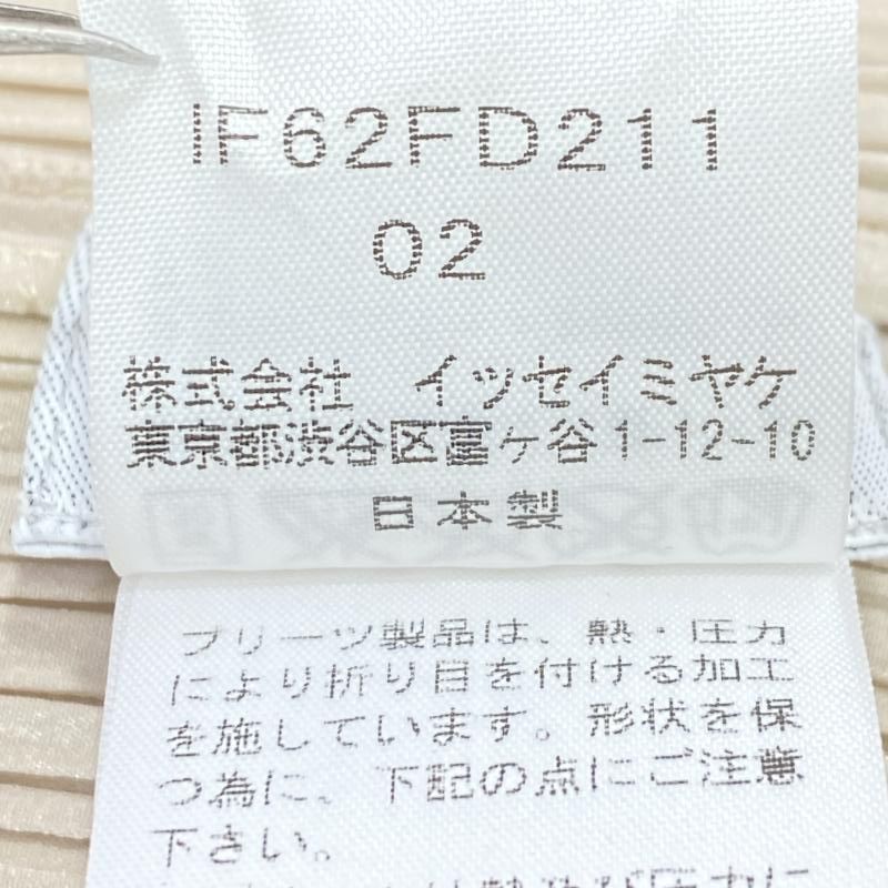中古】ISSEY MIYAKE FETE プリーツロングジャケット サイズ02