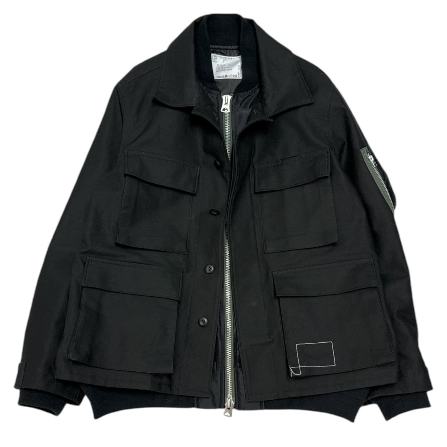 sacai 25SS x WTAPS Cotton Back Satin Jacket - メルカリ
