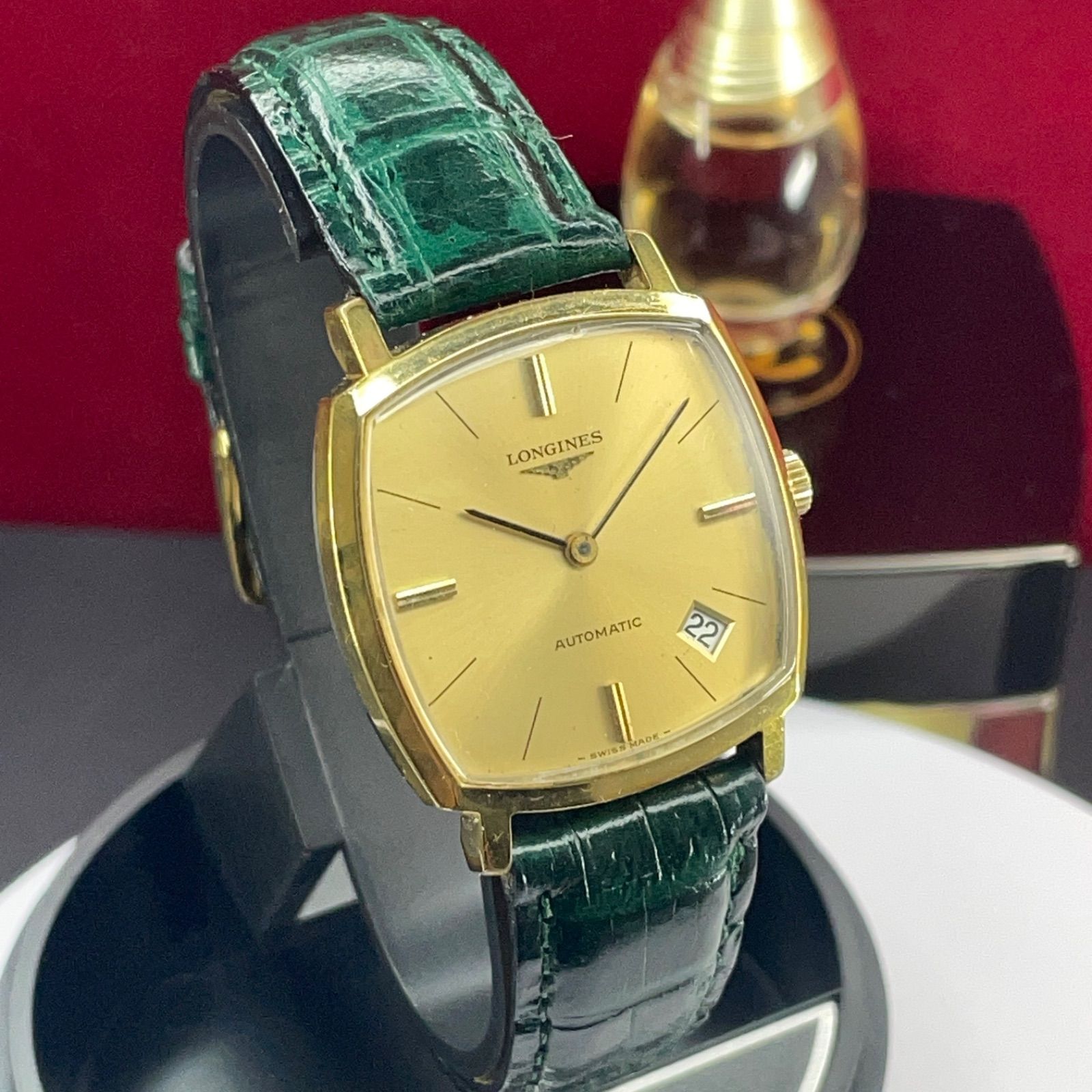 70s 高級 LONGINES アドミラル 自動巻 純正竜頭 スイス製 腕時計