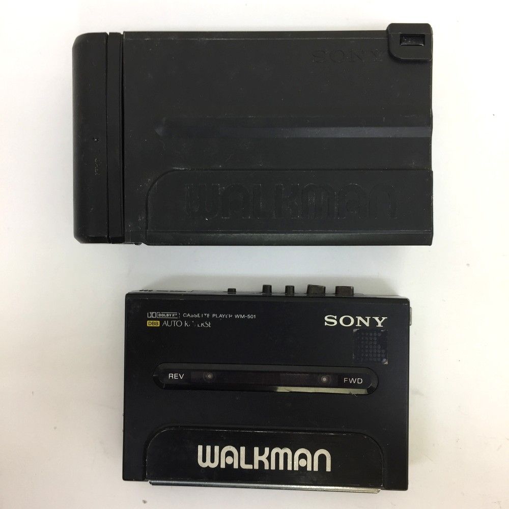 SONY WM-501 カセットプレーヤー カバー付】 SONY ソニー WALKMAN