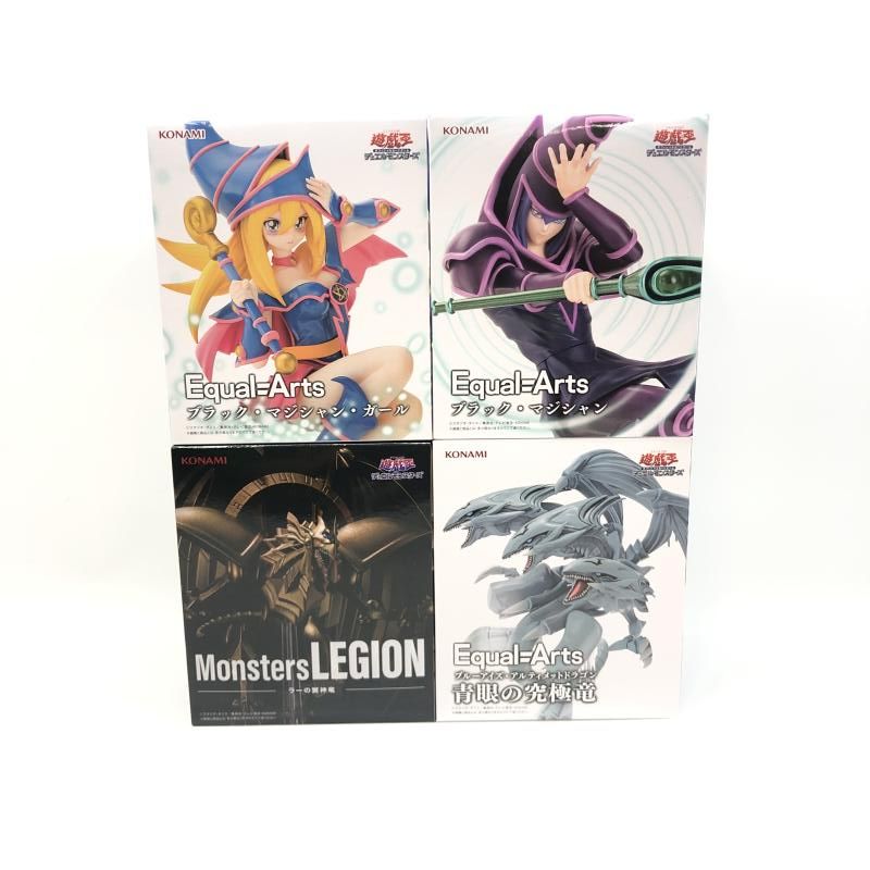 遊戯王 ラーの翼神竜 ブラックマジシャンガール フィギュア ラーの翌神龍 計4個 中古】コナミ ブラック・マジシャン・ガール ブラック