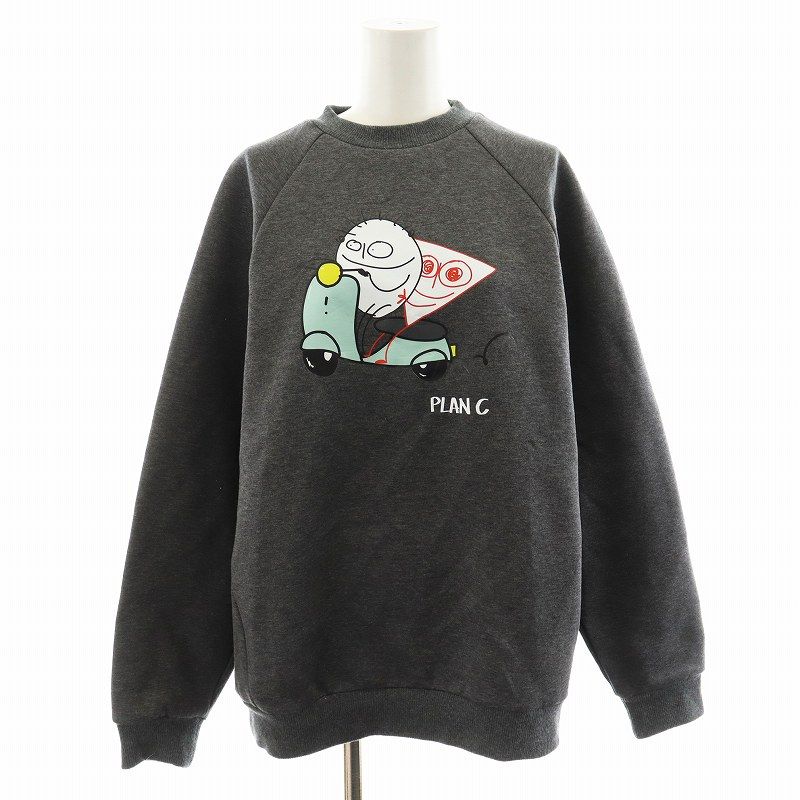 PLAN C ピリ&ビアンカスウェットBLACK Sサイズ