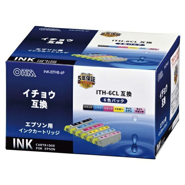 エプソン互換インク イチョウITH-6CL 6色パック 61-659-85-7