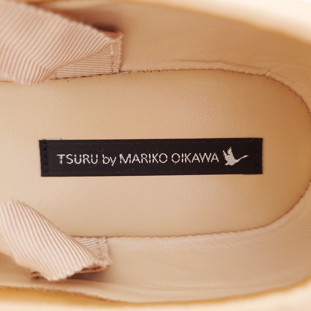 ツルバイマイコオオイカワ　バレエシューズ　フラットシューズ　38 セール】TSURU by Mariko Oikawa / Rametto(メッシュ編み