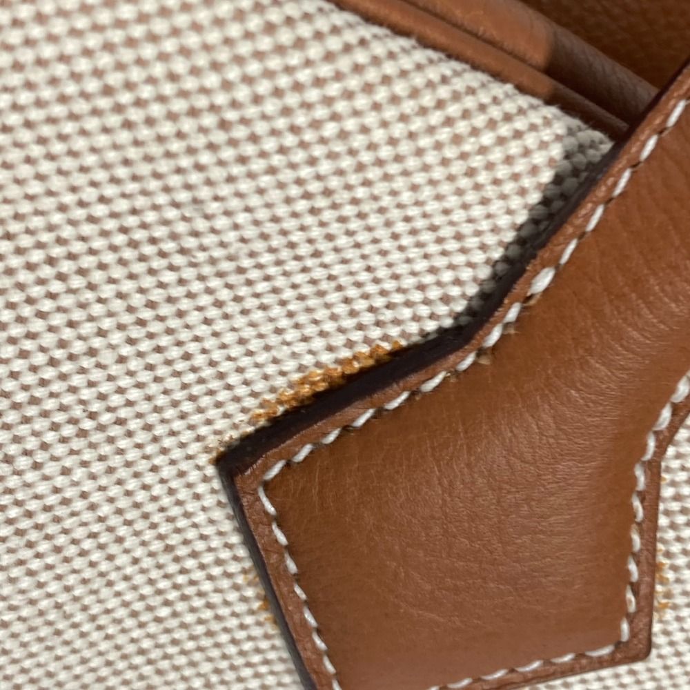 HERMES エルメス ボストンバッグ ヴィクトリア 35 キャンバス/レザー