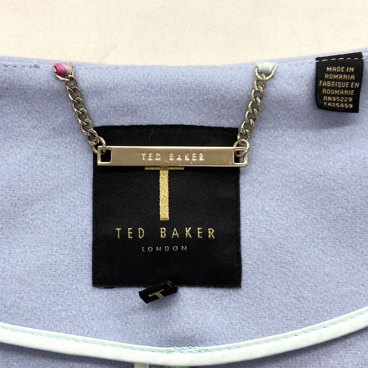 TED BAKER テッドベイカー ポンチョ マント コート 水色 ウール/カシミヤ混 Mサイズ - メルカリ