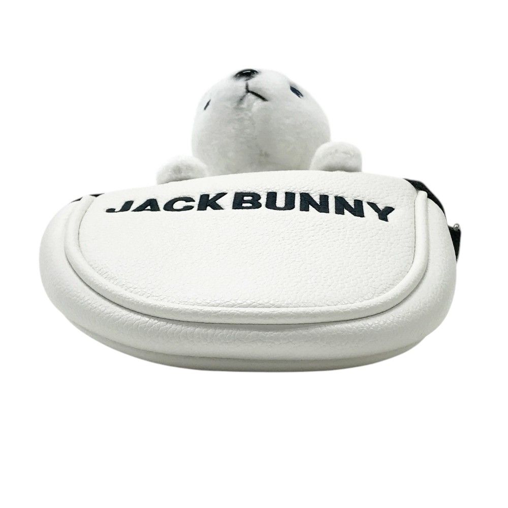 JACK BUNNY ジャックバニー  ヘッドカバー マレット型 うさぎ ホワイト系 PT [240101441659] ゴルフウェア ストスト JACK BUNNY ジャックバニー ヘッドカバー マレット型 うさぎ