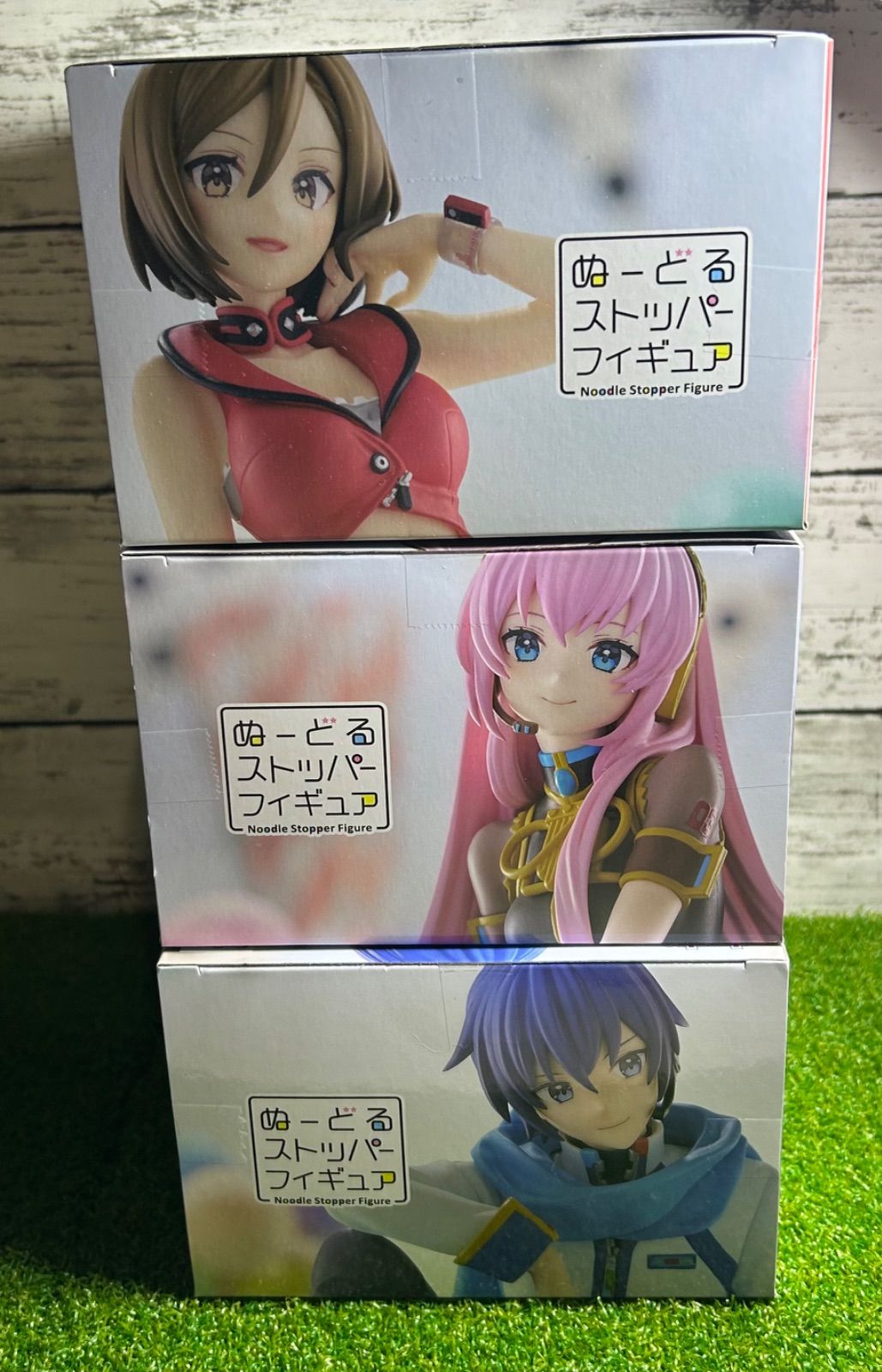 Furyu ぬーどるストッパー 巡音ルカ MEIKO KAITO 3点セット 箱美