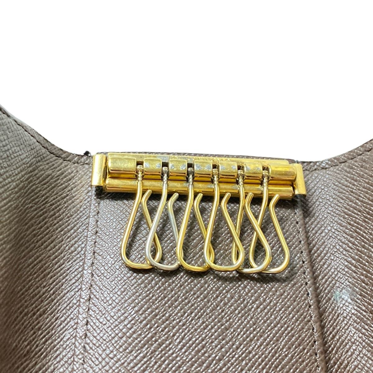 外観美！　即日発送！　ルイヴィトン　ダミエ　エベヌ　ミュルティクレ6　キーケース LOUIS VUITTON(ルイヴィトン) キーケース ダミエ ミュルティクレ