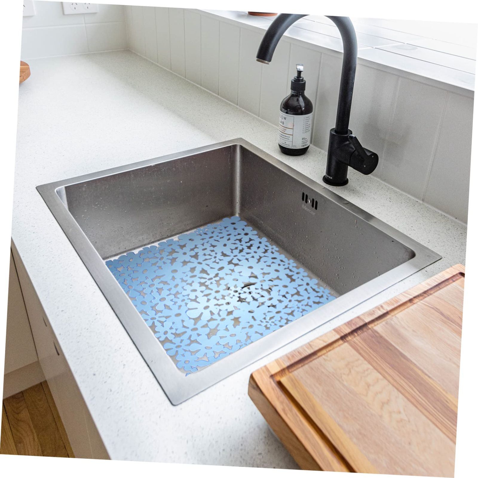  耐熱 排水 マット キッチン 保護マット 調理台 乾燥マット テーブルマット 滑り止め パッド シンク 断熱マット シリコン シンクマット BESTOYARD コースターセット シンクマット シンク コンロ用品