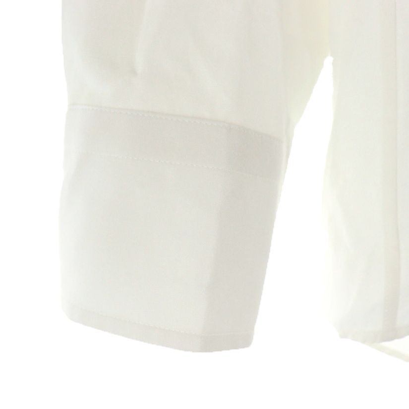 FENDI (フェンディ) デニムロゴ刺繍 長袖オックス フォードシャツ  