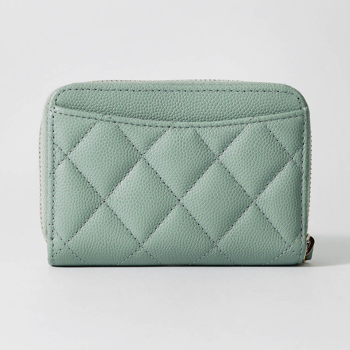 シャネル CHANEL 財布 カードケース 小銭入 グリーン ココボタン 楽天