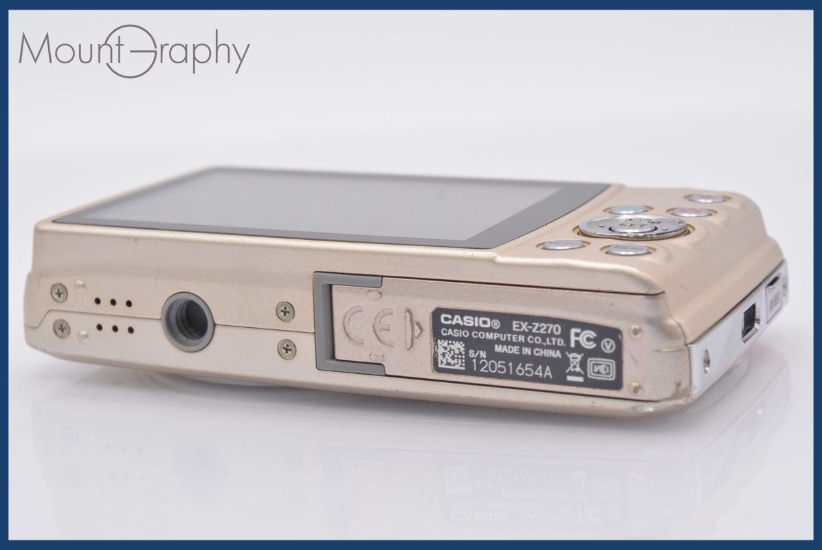 ☆特別特価☆ カシオ CASIO EXILIM EX-Z270 4x バッテリー付属 ☆完動☆