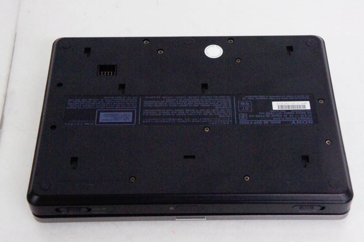 影響力のある SONYソニー 8V型 ポータブルCD|DVDプレーヤー DVP-FX850