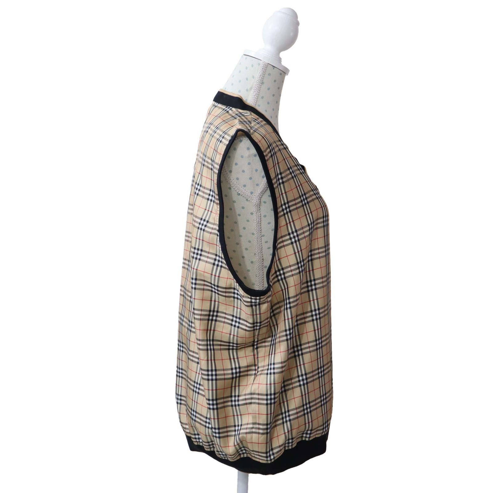 BURBERRY GOLF ホワイトベスト　バーバリー　ゴルフウェア　L BURBERRY GOLF ホワイトベスト バーバリー ゴルフウェア L