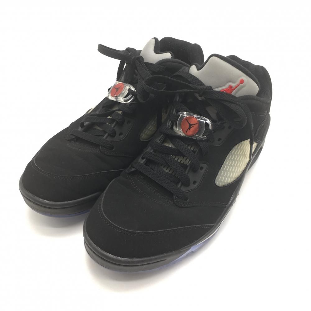 ナイキ ゴルフシューズ 黒×レッド CU4523-003 エアジョーダン AIR JORDAN V LOW メンズ 28.5 ゴルフウェア NIKE