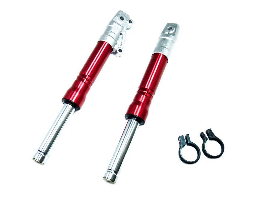 ライブディオ ZX AF18 28 35 34 Z4フロントフォーク 赤 A62 - メルカリ