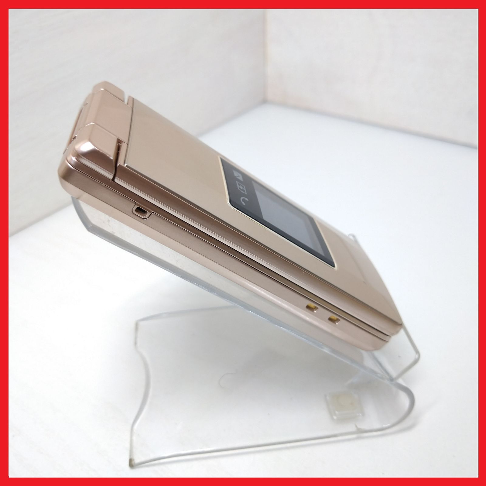 Softbank 807SH かんたん携帯10【白ロム・保証付】：ガラケー 携帯電話