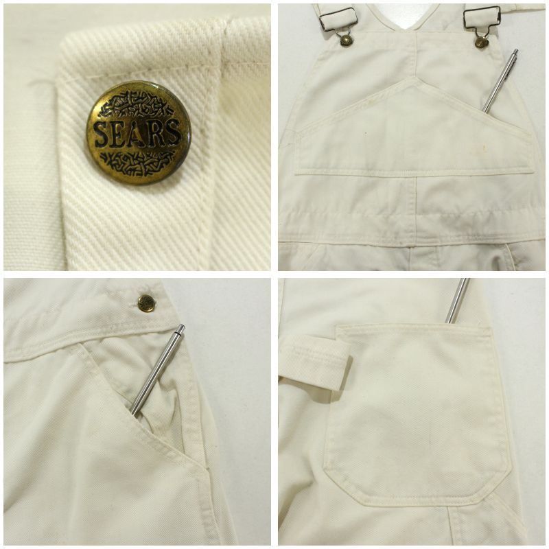70s USA製 vintage Sears 山ポケ オーバーオール メンズ Lサイズ